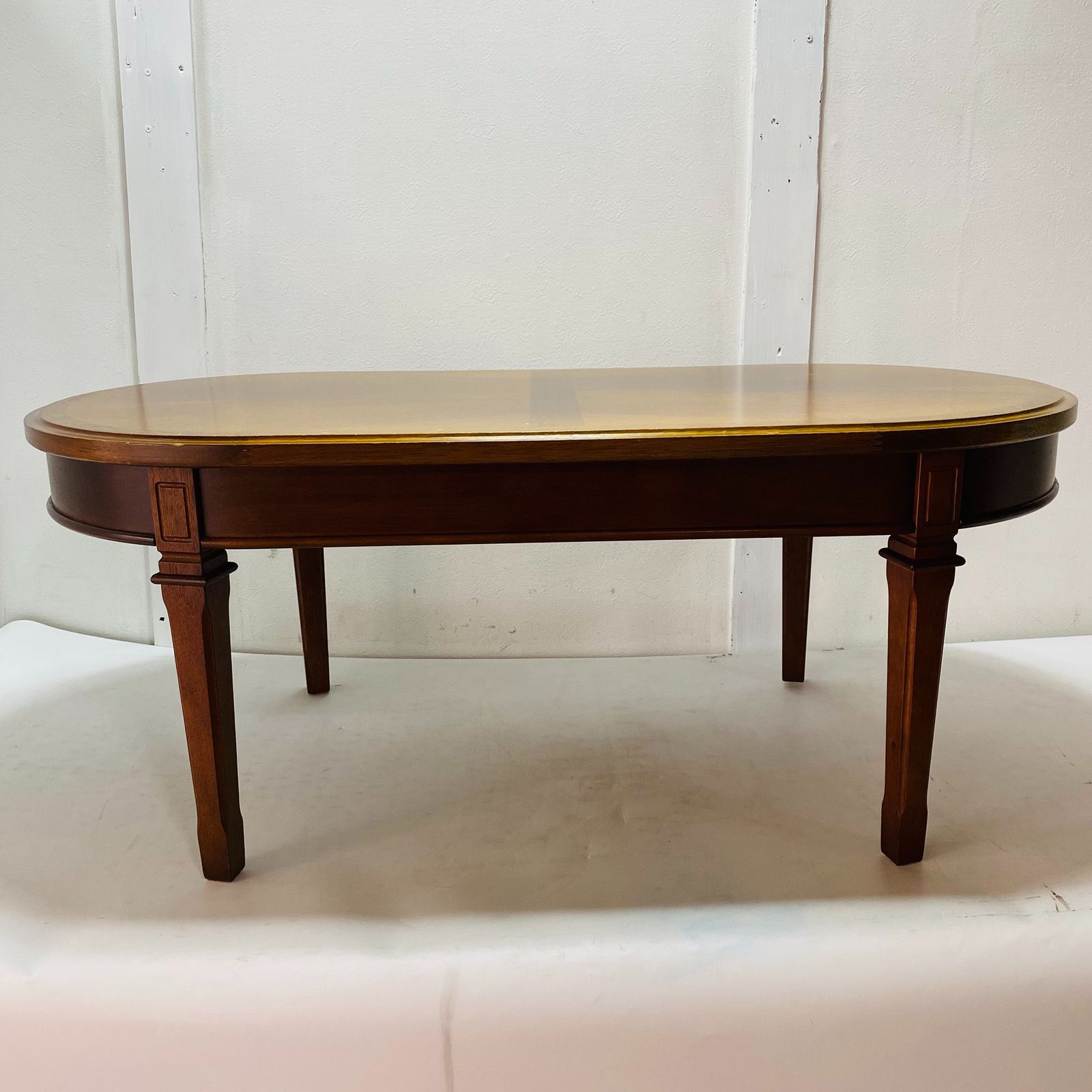 マルニ木工 maruni ローテーブル 引き出し付 センターテーブル 楕円