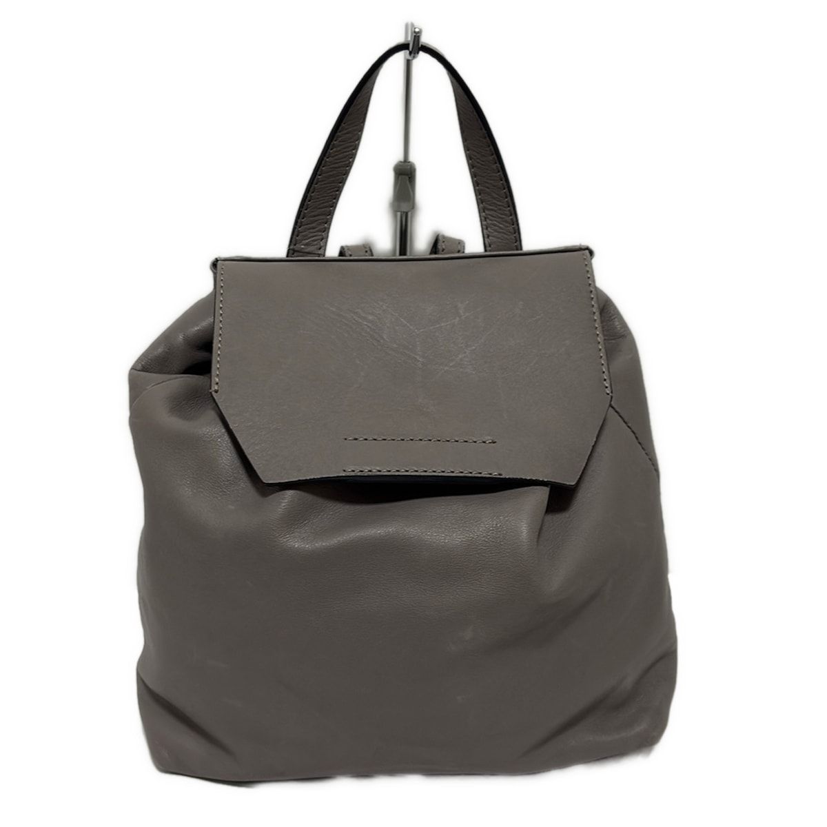 GIANNICHIARINI ジャンニキャリーニ ジャンニキアリーニ リュックサック グレー レザー