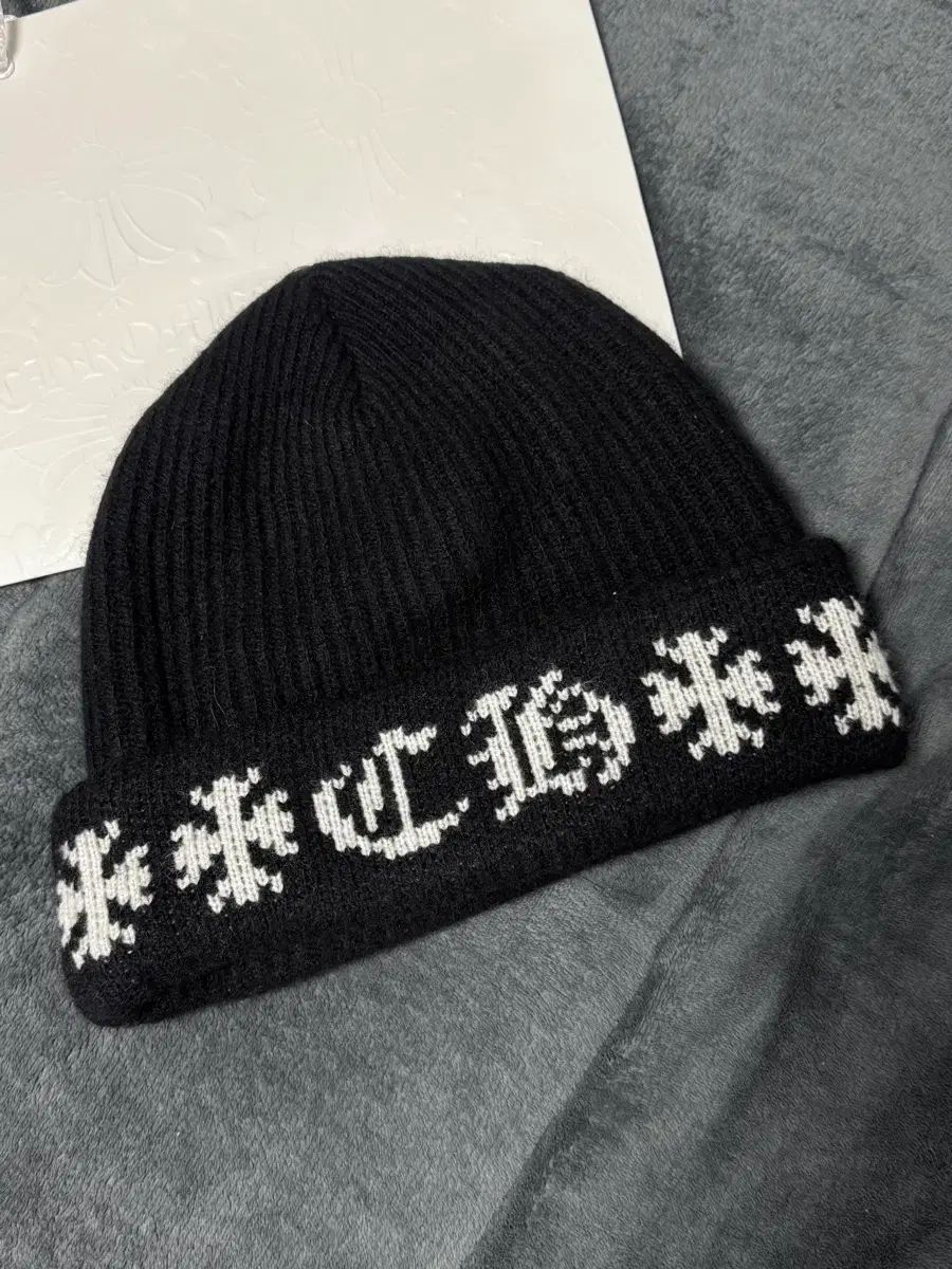 OS CHROME HEARTS BIG DADDY ビーニー ブラック