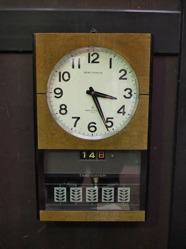 SEIKO sonola 柱時計 実働 昭和中期 古録展 品番C 3086