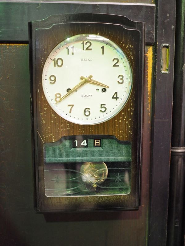 SEIKO 柱時計 実働 昭和中期 古録展 品番C 3088