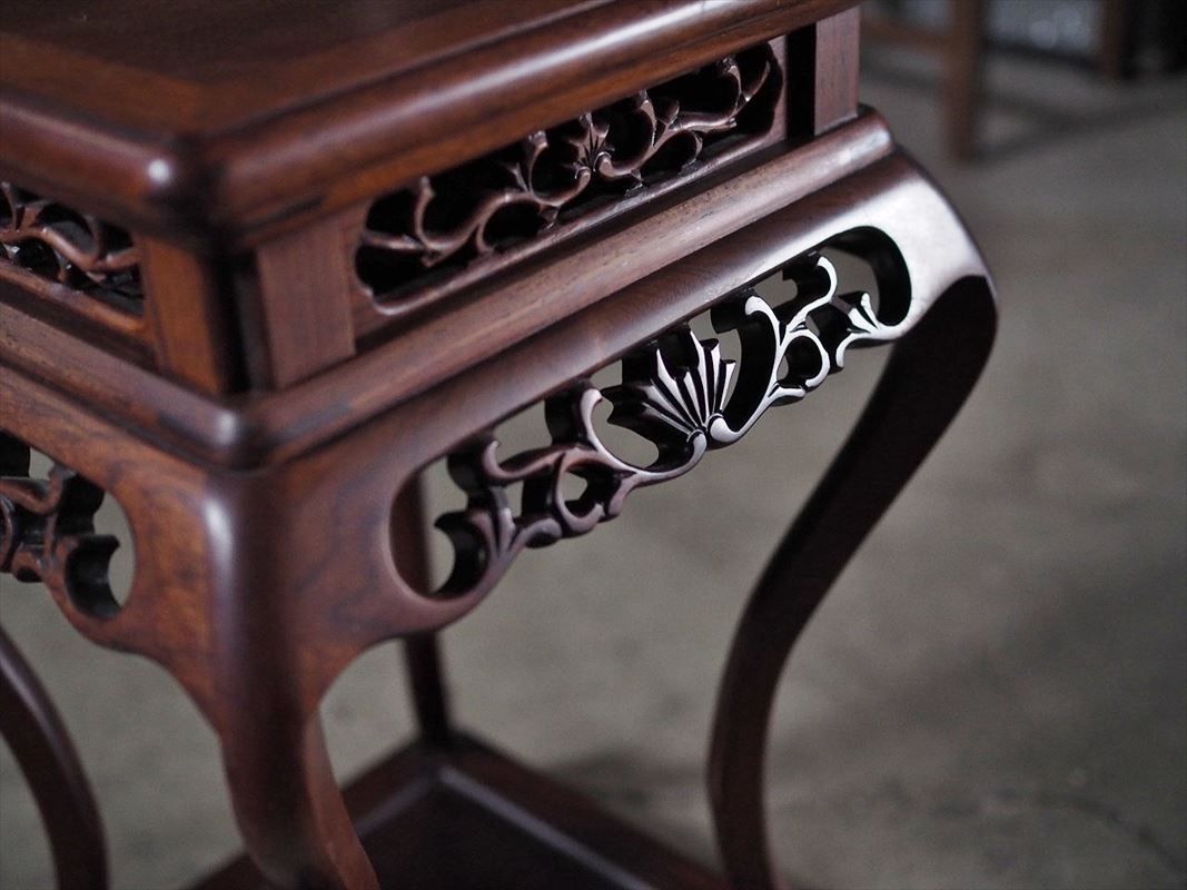 唐木の素敵な花台 昭和中期 古録展 送料無料 中古 品番K23412 - メルカリ