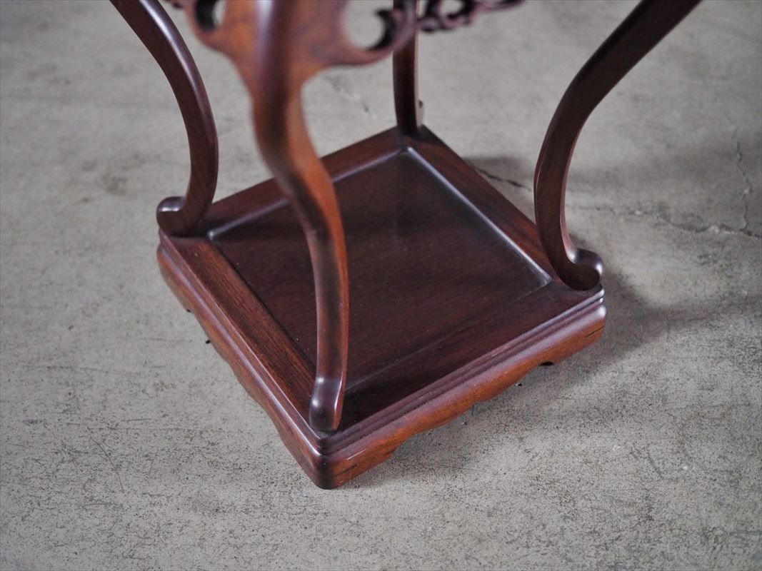 唐木、花台、アンティーク 唐木の素敵な花台 昭和中期 古録展 送料無料 中古 品番K23412 - メルカリ