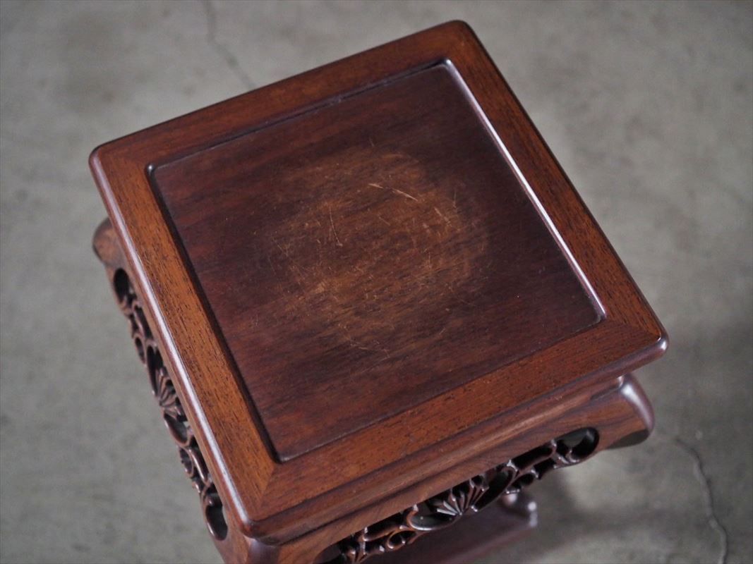 唐木の素敵な花台 昭和中期 古録展 送料無料 中古 品番K23412 - メルカリ