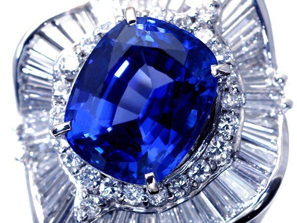 1円～【ジュエリー極】鑑付 極上品！超特大天然タンザナイト14.48ct＆