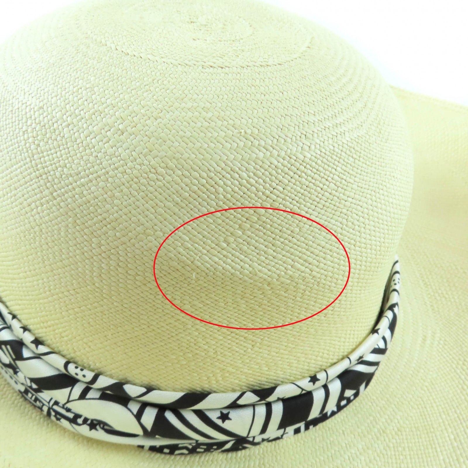 美品☆HERMES エルメス イングリッド ジグザグ パイユ ベージュ リボン