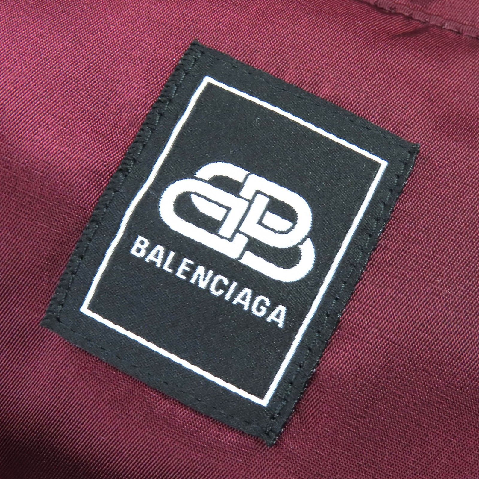 極美品△BALENCIAGA バレンシアガ 594907 Grape nylon oversize jacket