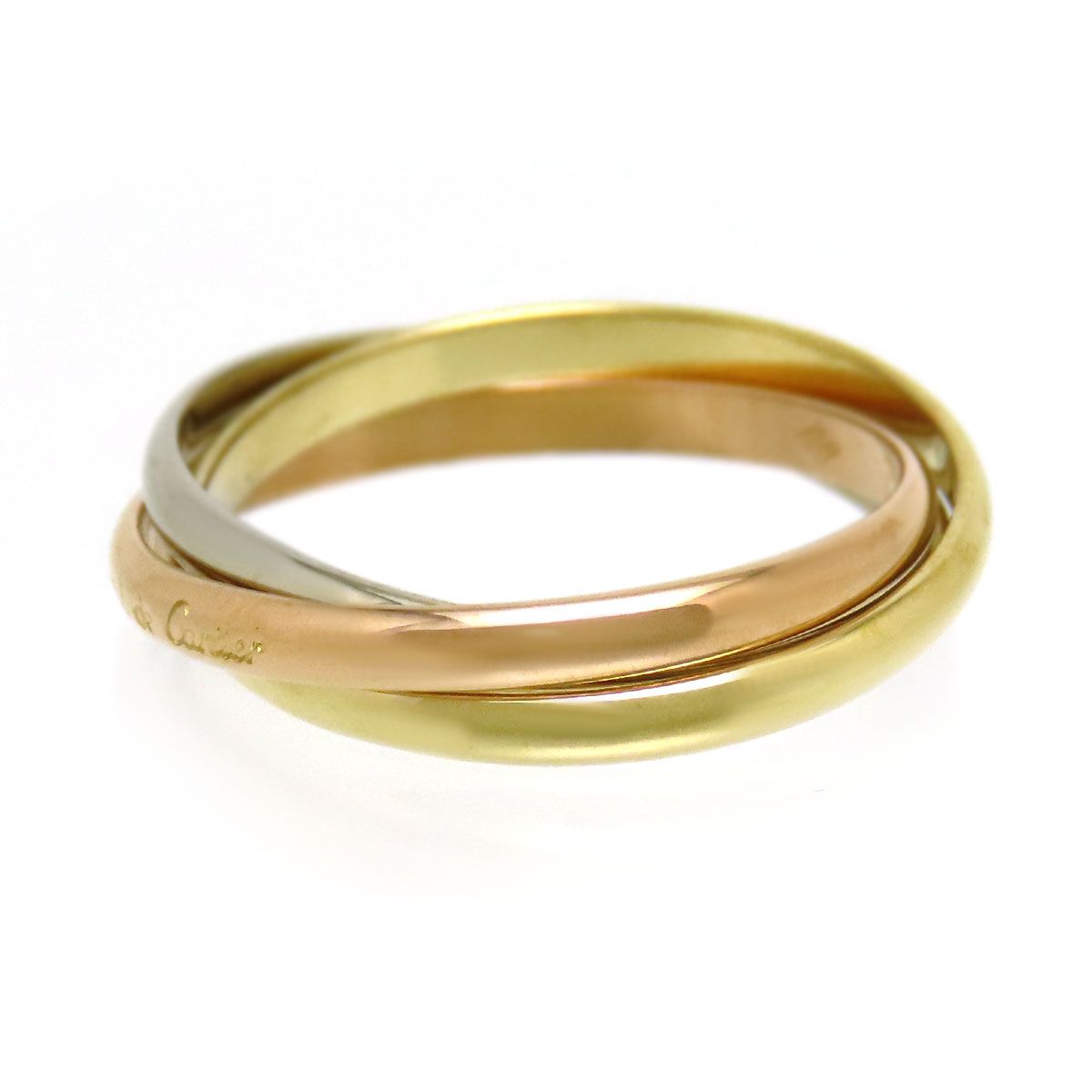 カルティエ トリニティ リング XS #54 750 (K18YG K18WG K18PG