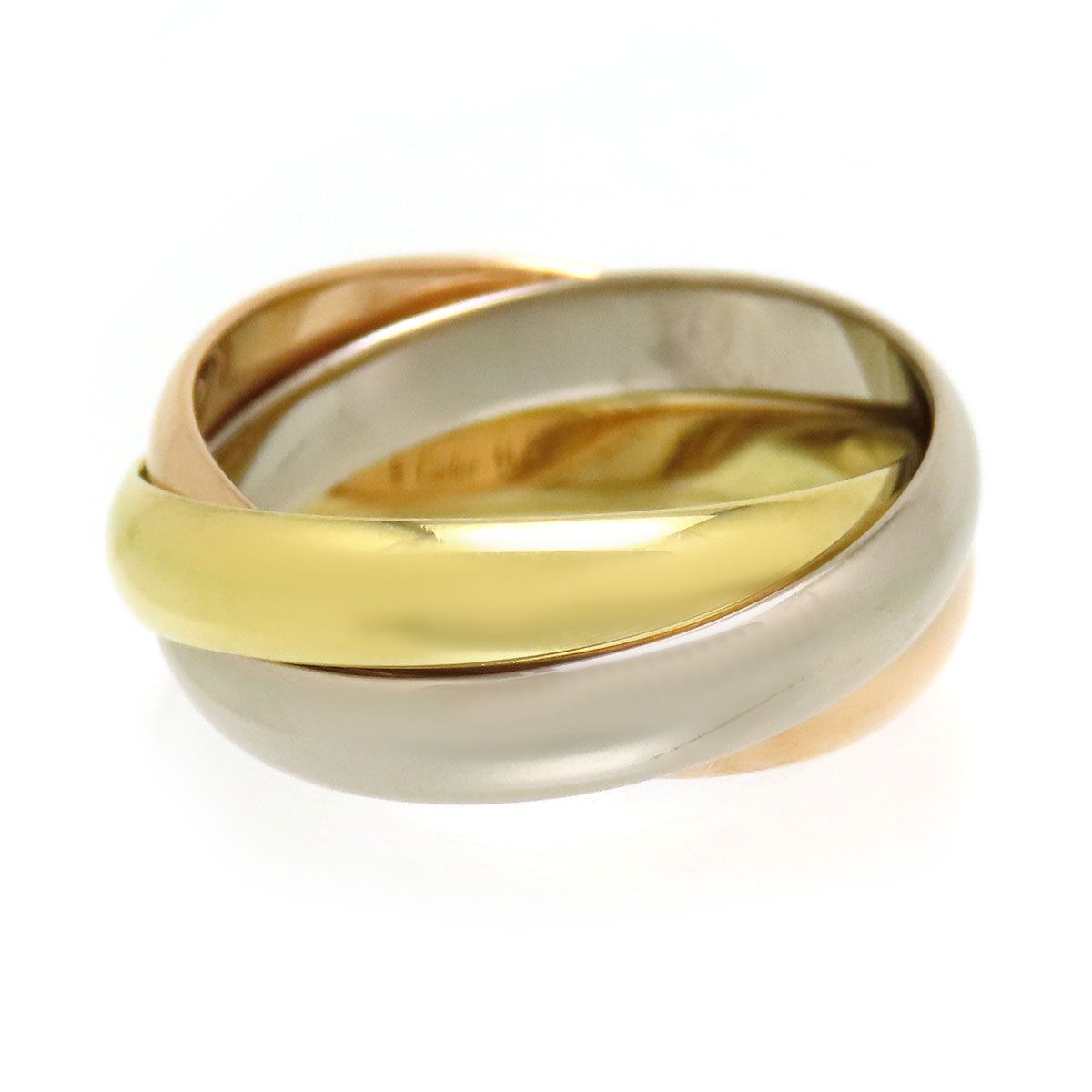 カルティエ トリニティ リング #51 Au750 (K18YG K18WG K18PG