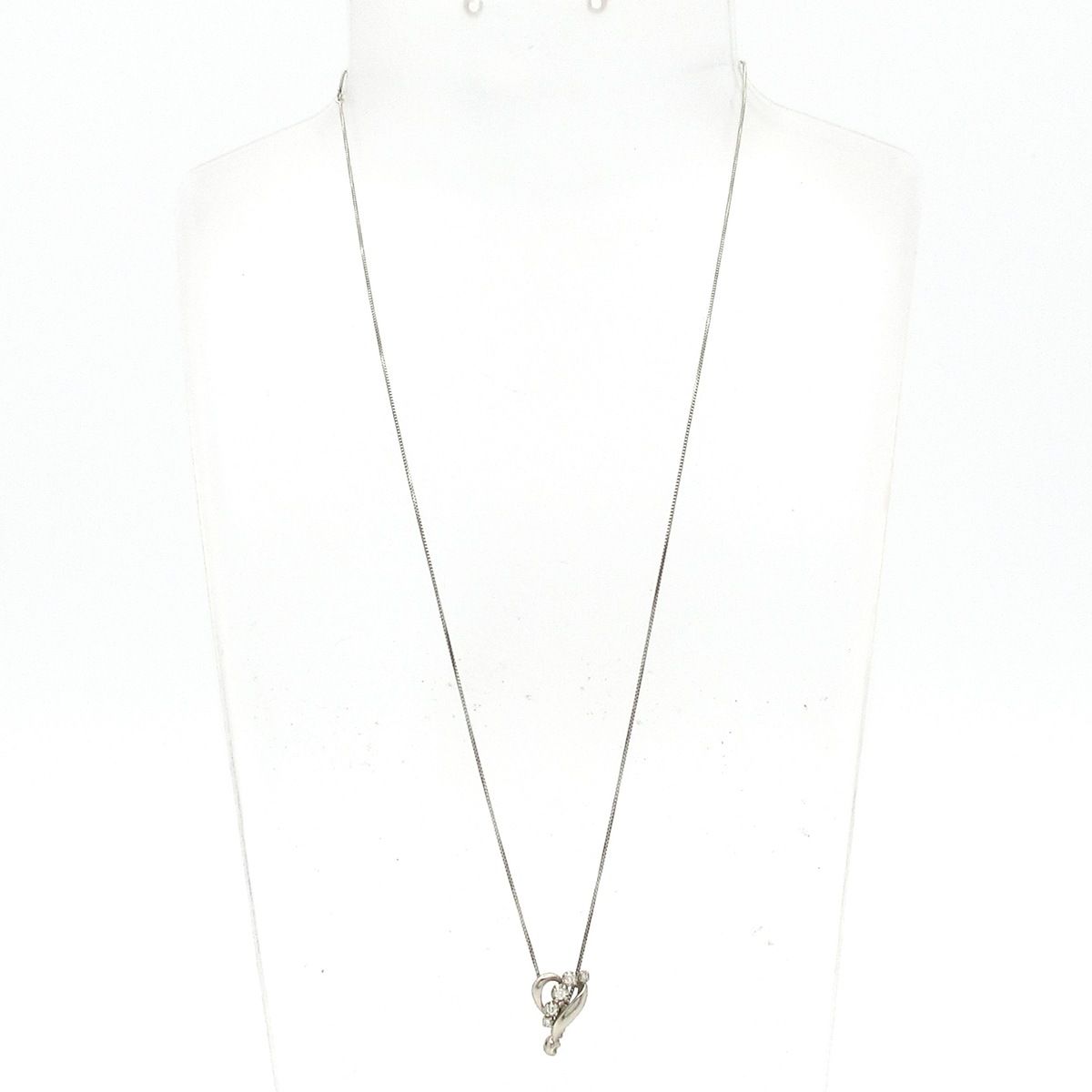 VENDOME ヴァンドーム青山 ネックレス Pt 950 850 ダイヤモンド 7 Pダイヤ ハート