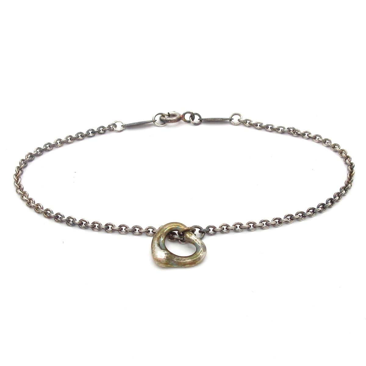 TIFFANY Co ティファニー ブレスレット オープンハート シルバー