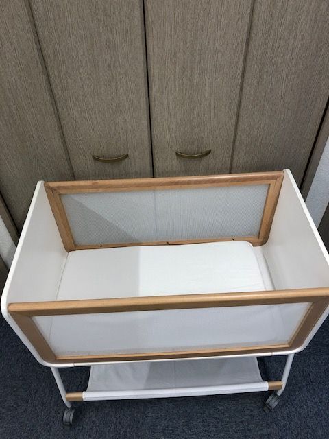  クリーニング済み 説明書付 wagon リリワゴン2 ベビーベッド マット付NO 2 F ベッド ベビー用寝具 ベッド
