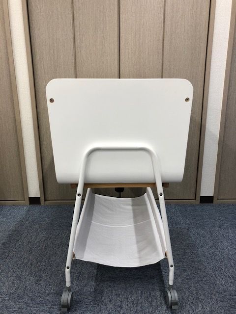 クリーニング済み 説明書付 wagon リリワゴン2 ベビーベッド マット付NO 2 F