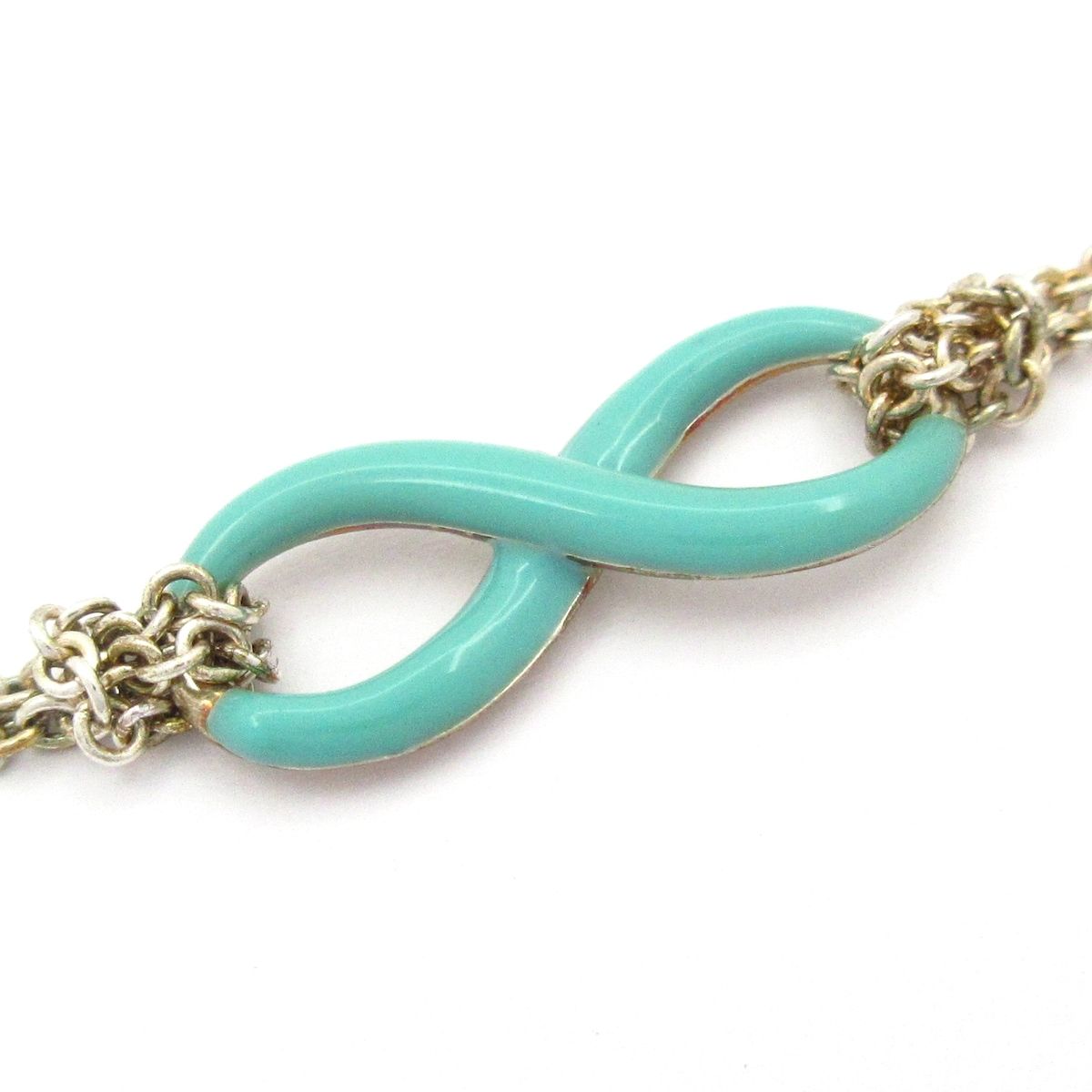 TIFFANY Co ティファニー ブレスレット インフィニティ シルバー ブルー