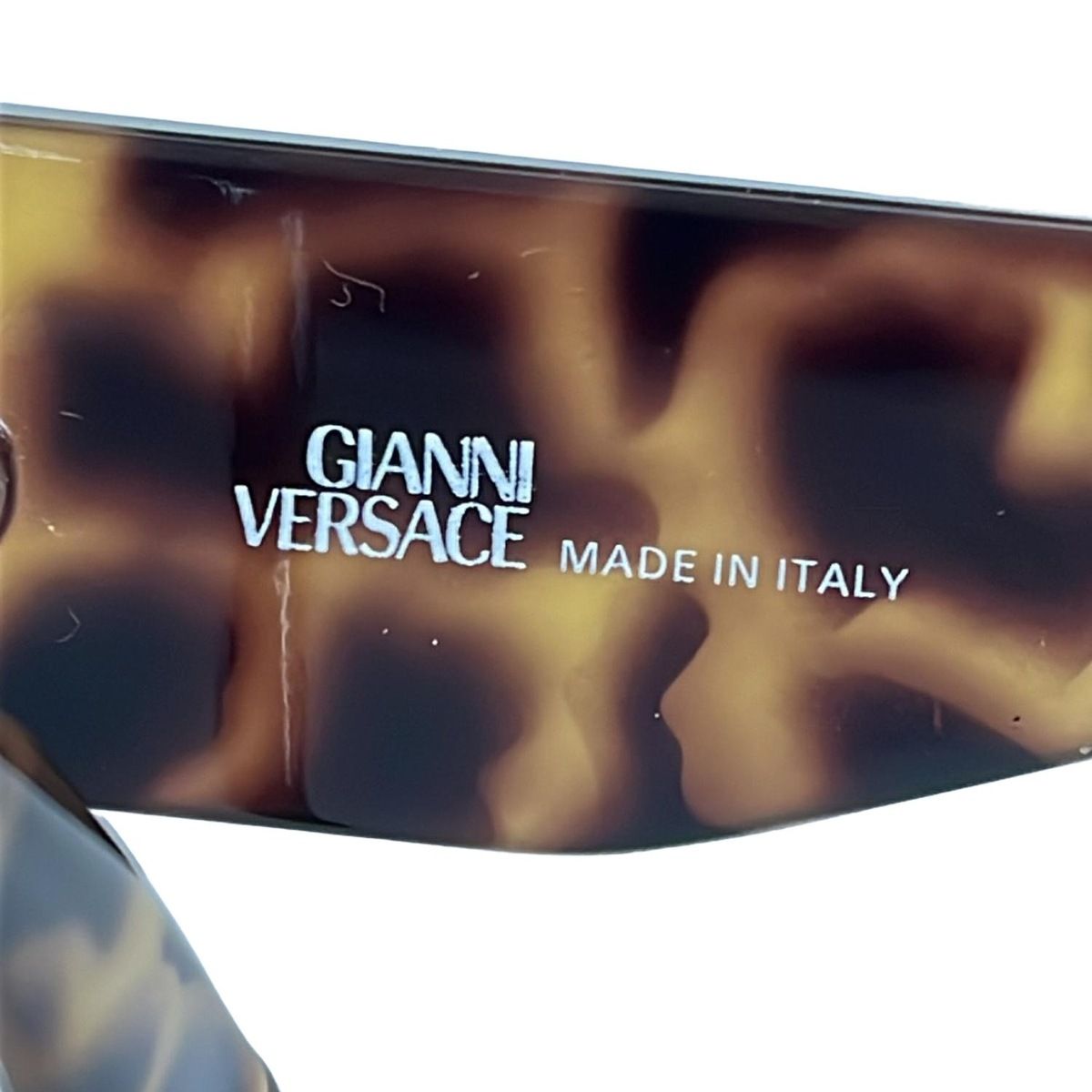  ジャンニヴェルサーチ サングラス - MOD.375 ダークブラウン×ブラウン べっ甲 サングラス 小物