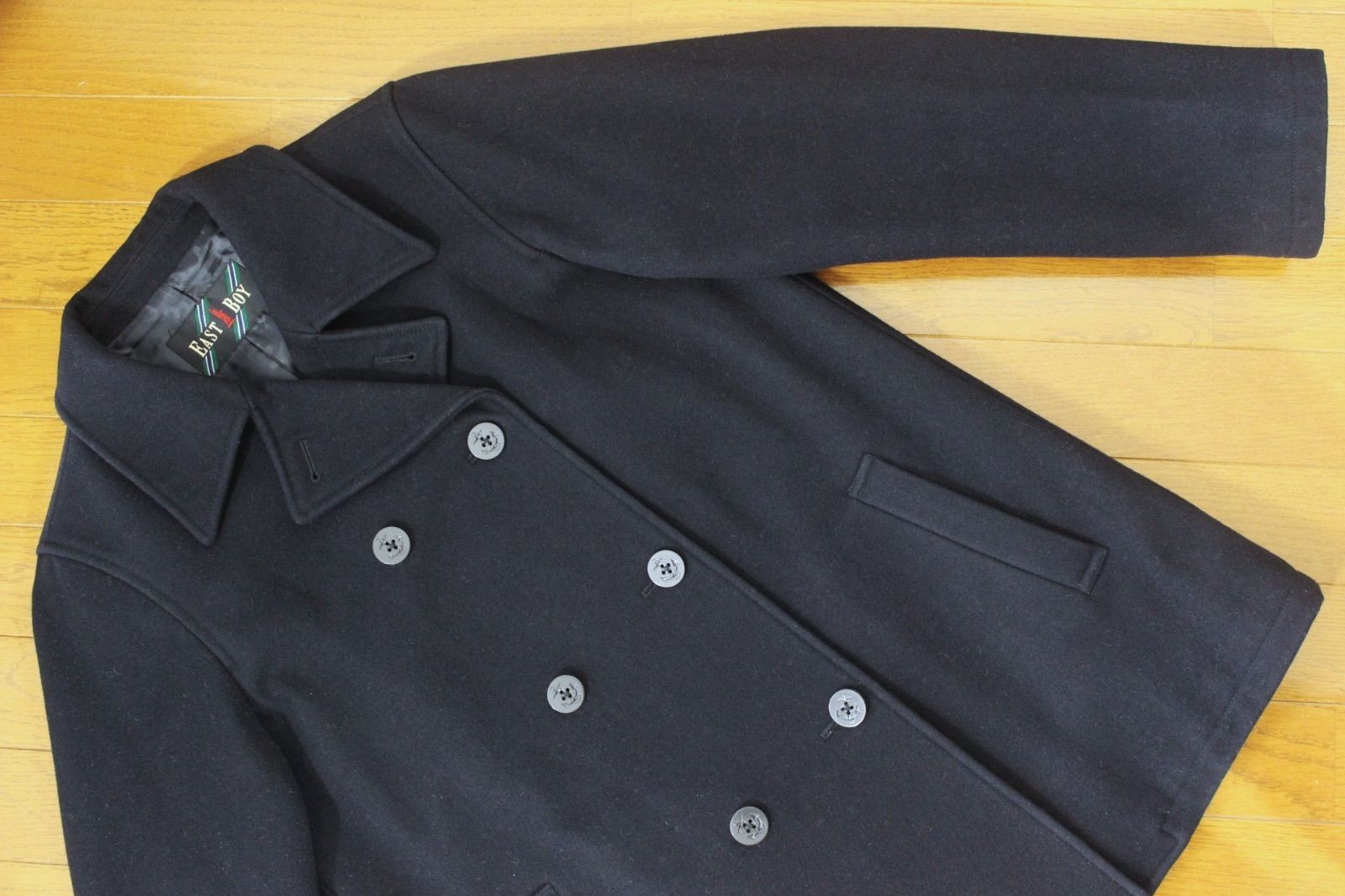 East boy ウールピーコート濃紺１１号 East boy ウールピーコート濃紺11号 ピーコート EASTBOY(11号