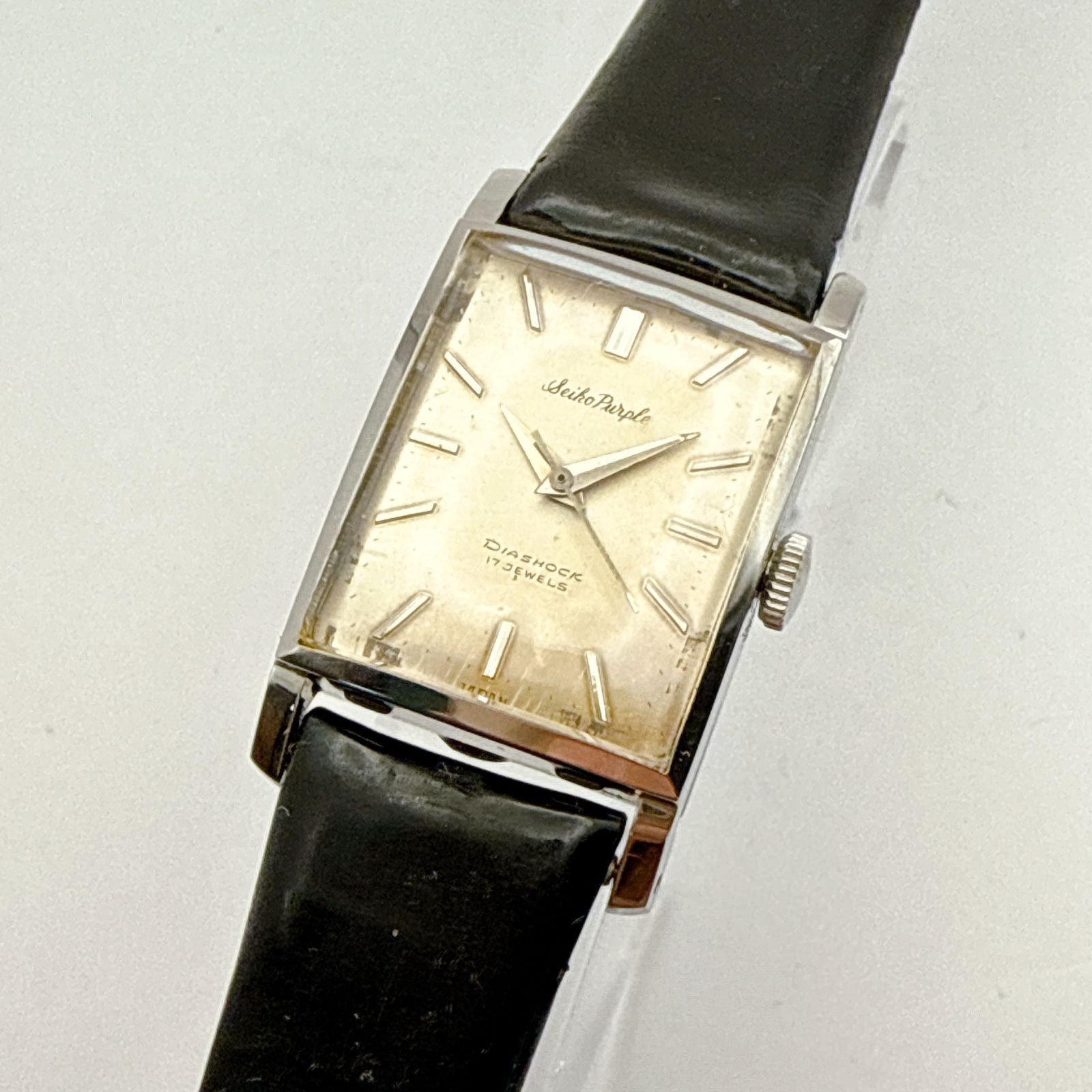 C112【稼働・デッドストック級・アンティーク】SEIKO Purple セイコー