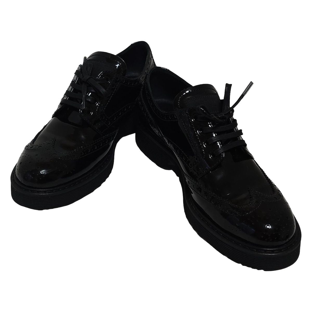 PRADA SPORT(プラダスポーツ) シューズ 37 レディース 黒 レザー