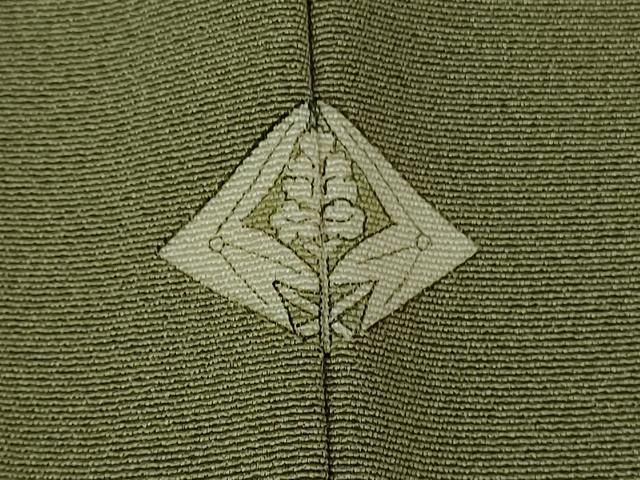  上 二代目 由水十久 本加賀友禅 訪問着 梅 人物文 青白橡色地 kh 6 訪問着 付け下げ 着物