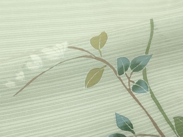 枝花文 千草鼠色地