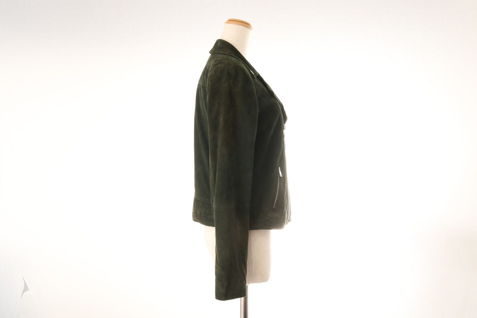 ラルフローレン レザー ライダース ジャケット アウター コート ブルゾン レディース AGB ロック 革 服 0704-1 W 1