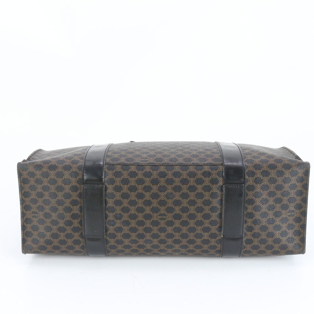 美品 ヴィンテージ セリーヌ マカダム レザー トート バッグ 肩掛け