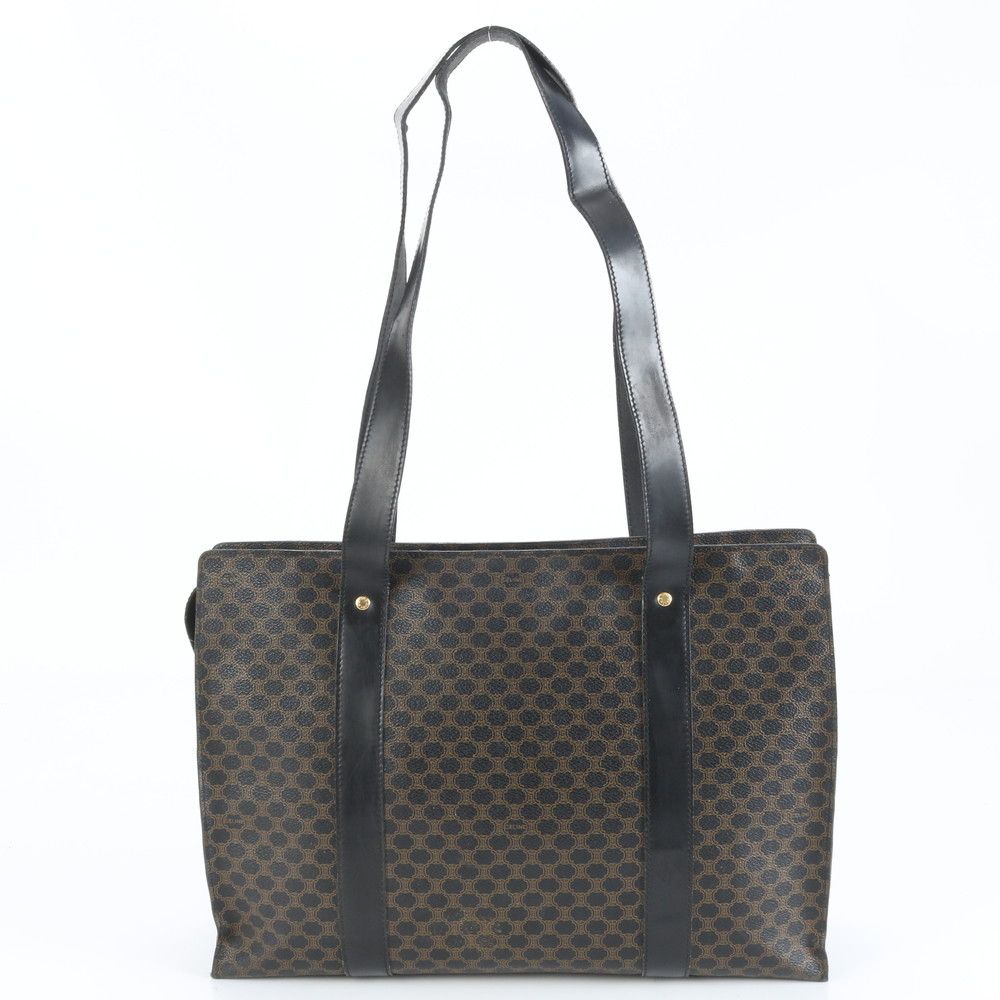 CELINE セリーヌ トートバッグ　肩掛け　マカダム柄 レザー 楽天市場】【バッグ】CELINE セリーヌ マカダム柄 トートバッグ