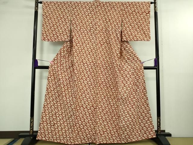 上 岩手の匠 草紫堂 南部絞り 茜染 綿 kh 6