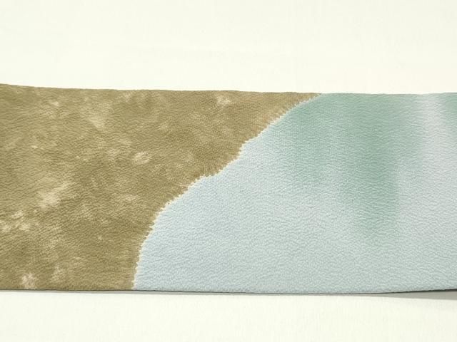  平和屋着物 九寸名古屋帯 絞り 霞文 鬼しぼ縮緬 ゑり善扱い 正絹 ob 名古屋帯 帯