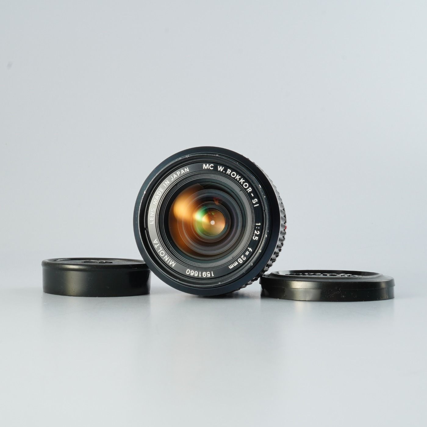 ジャンク】 MINOLTA ミノルタ MC W.ROKKOR-SI 28mm F/2.5 単焦点レンズ