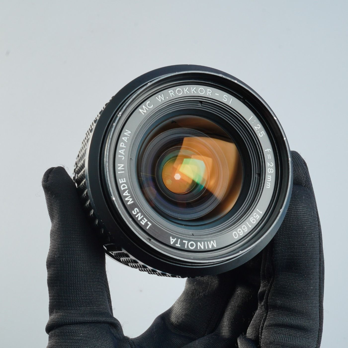 ジャンク】 MINOLTA ミノルタ MC W.ROKKOR-SI 28mm F/2.5 単焦点レンズ