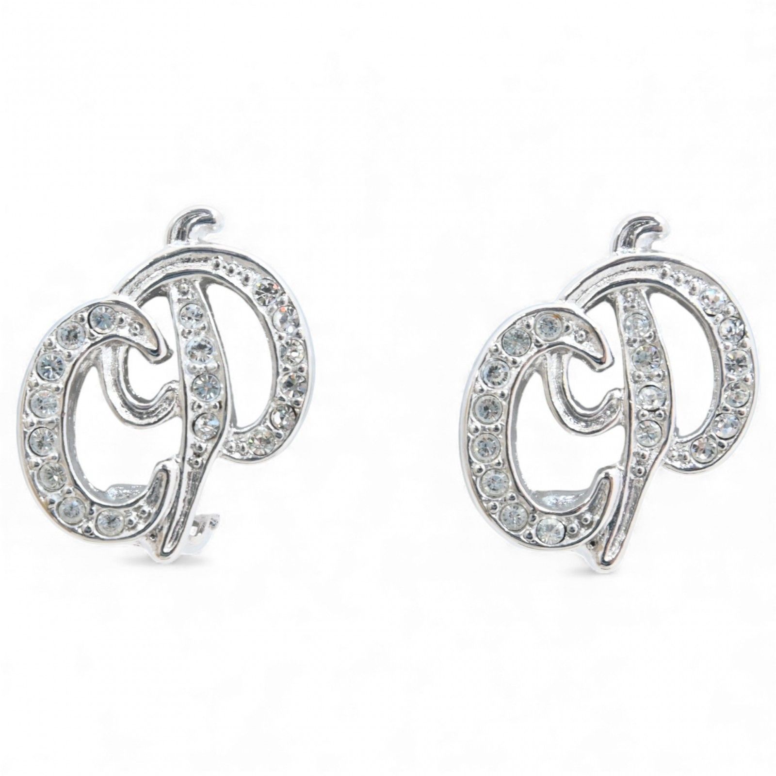 ディオール イヤリング CDロゴ シルバー Aランク di 4405 rr