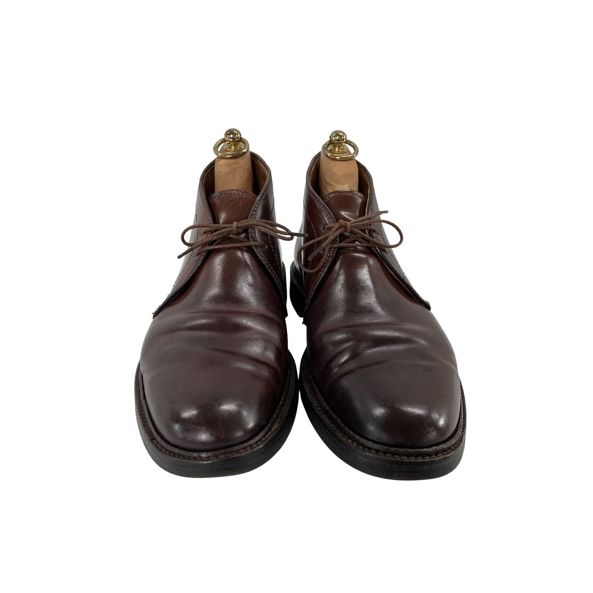 Alden CHUKKA BOOTS 1339 オールデン コードバン チャッカブーツ サイズ8 B D シューシューキーパー ブラシ 付き