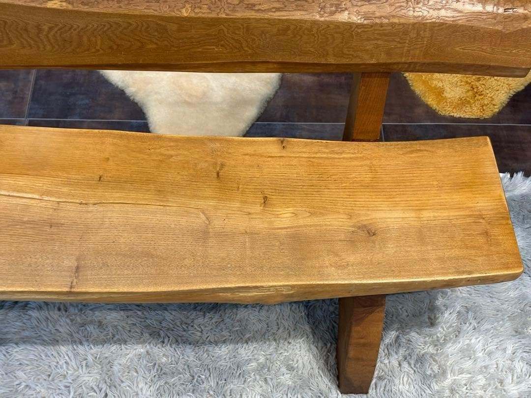 希少 無垢材 ベンチ アンティーク ヴィンテージ 和モダン 杉の木