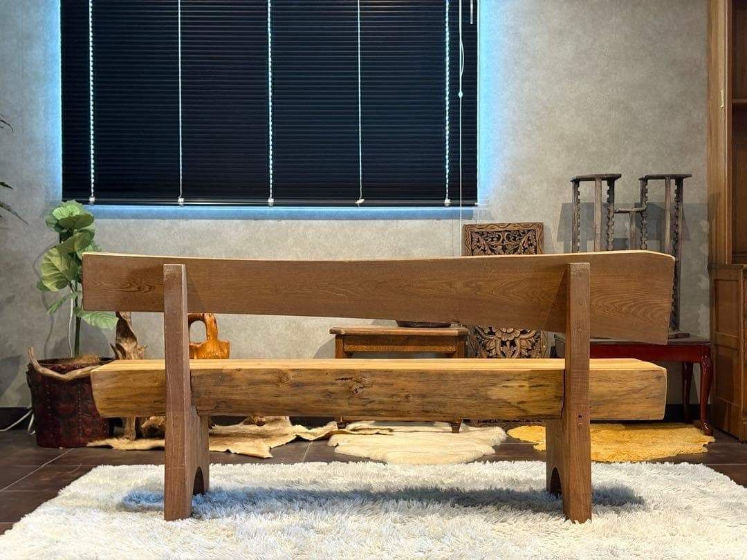 希少　無垢材　ベンチ　アンティーク　ヴィンテージ　和モダン　杉の木　モダン　YZ 希少 無垢材 ベンチ アンティーク ヴィンテージ 和モダン 杉の木