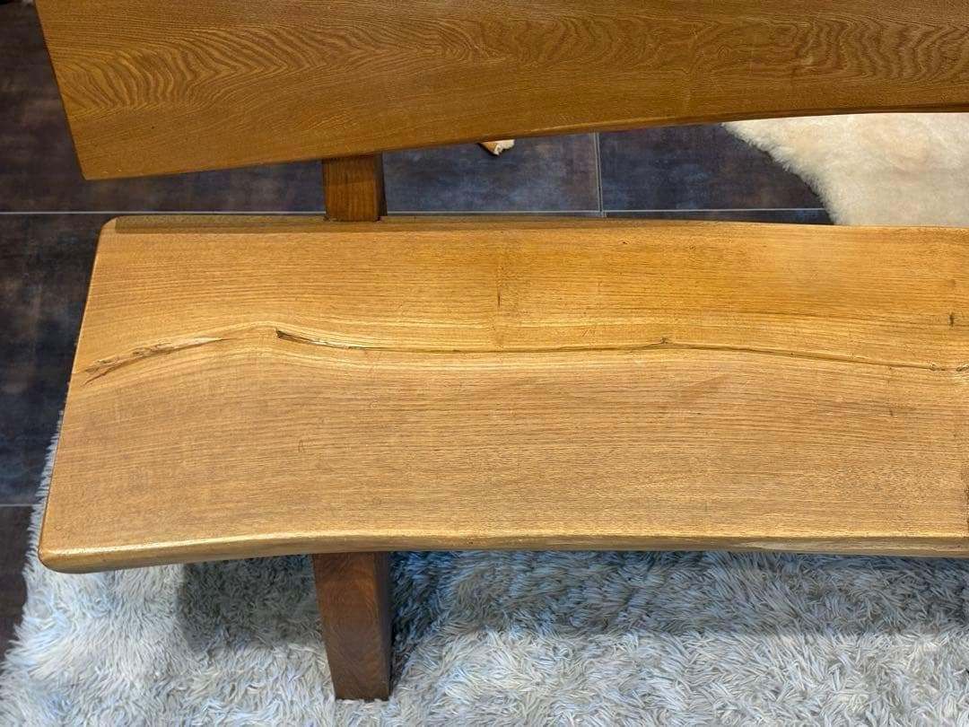 希少 無垢材 ベンチ アンティーク ヴィンテージ 和モダン 杉の木