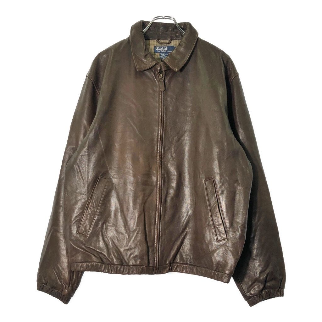 Polo by Ralph Lauren ポロ ラルフローレン レザー スイングトップ