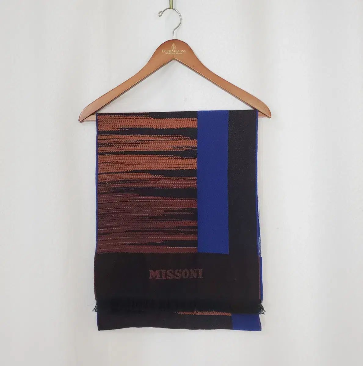 ミッソーニ ウール リバーシブル ショール兼マフラー