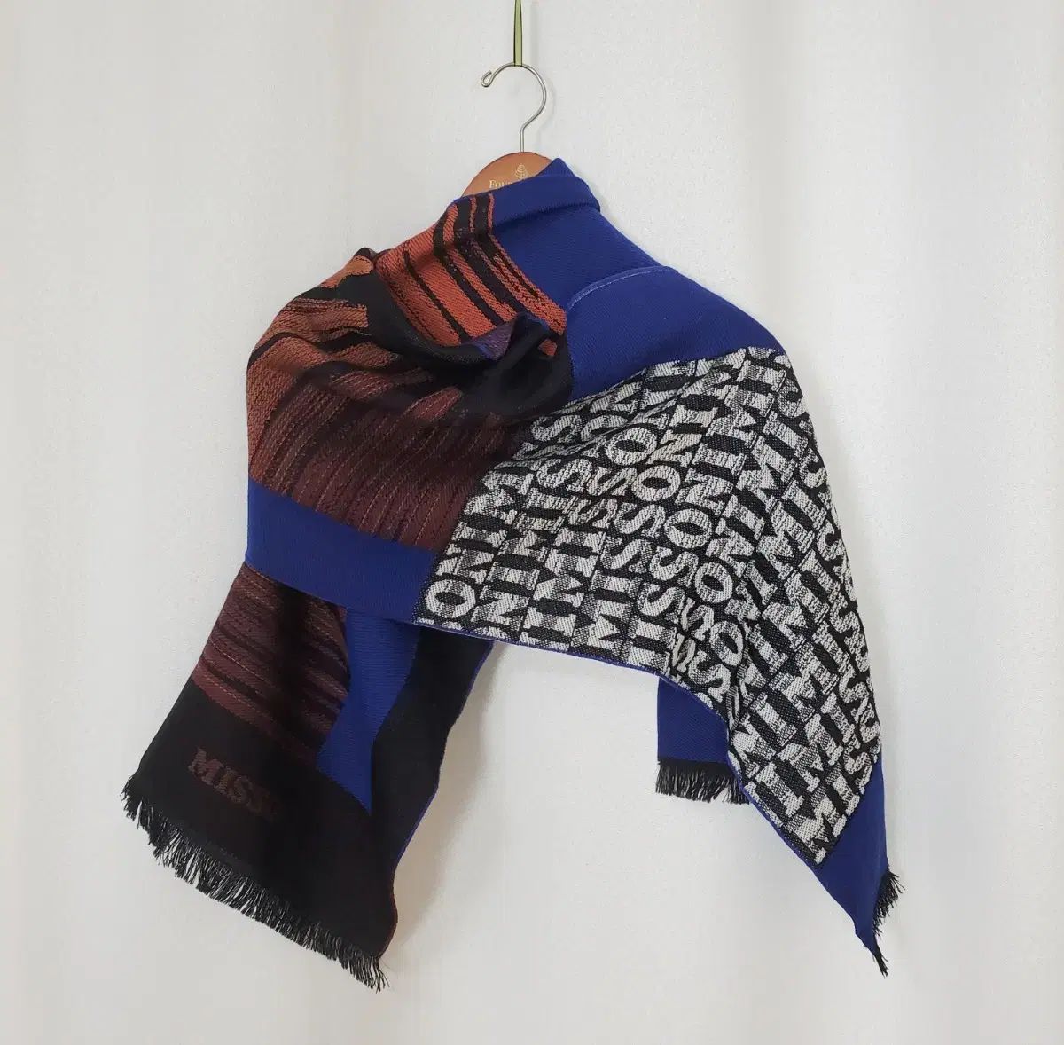 ミッソーニ ウール リバーシブル ショール兼マフラー