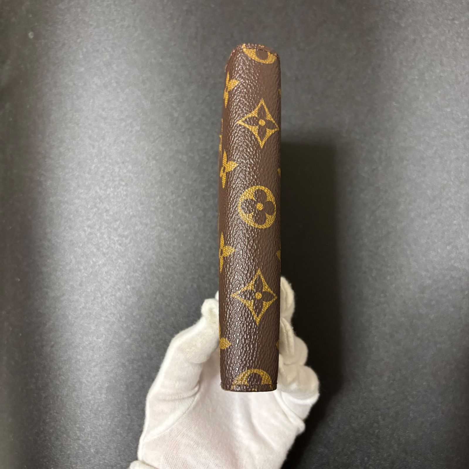 u10 ポルト トレゾール エテュイ パピエ モノグラム 3つ 三つ 折り