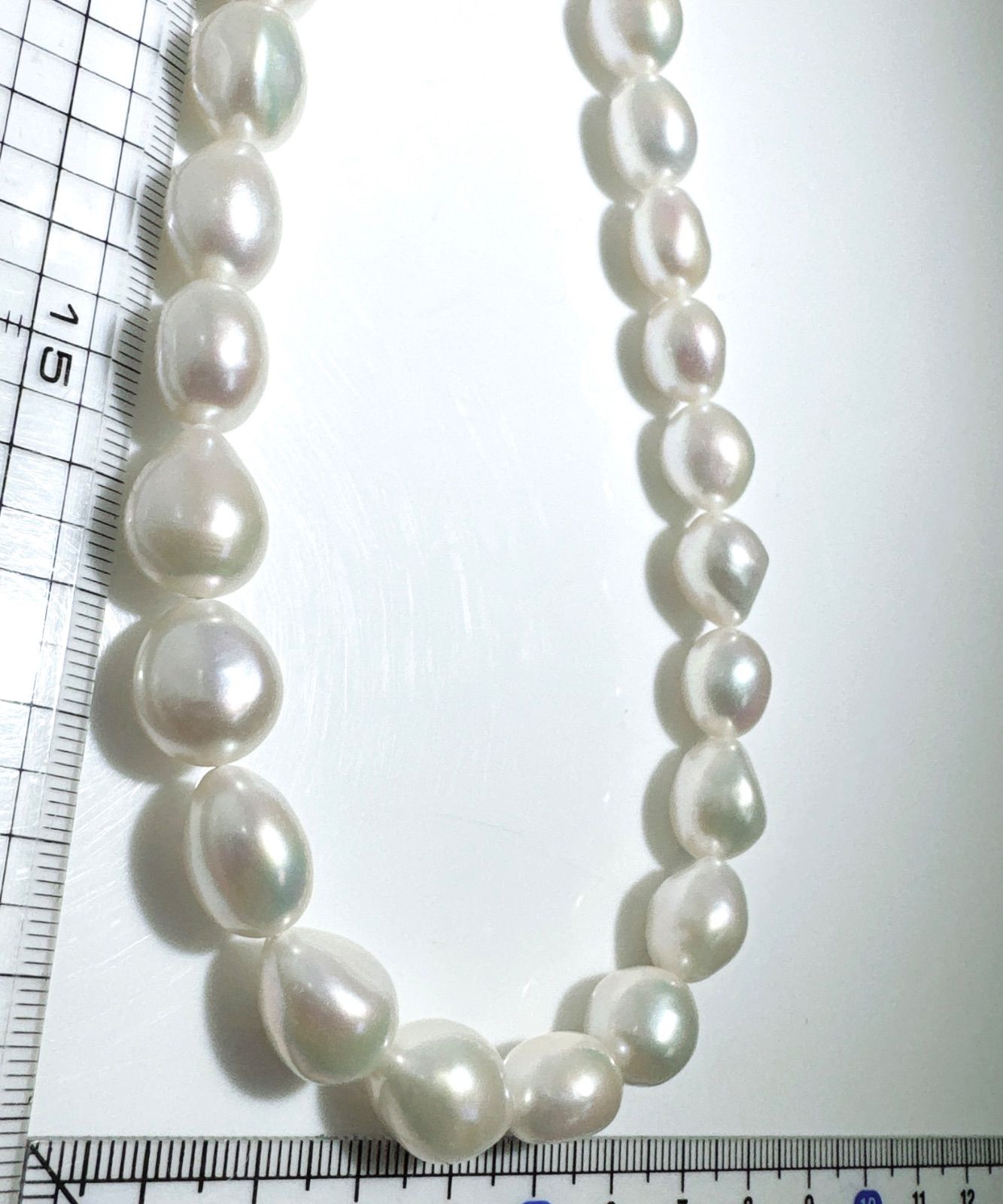  淡水バロックパールネックレスNO 25-2508 ネックレス ペンダント アクセサリー