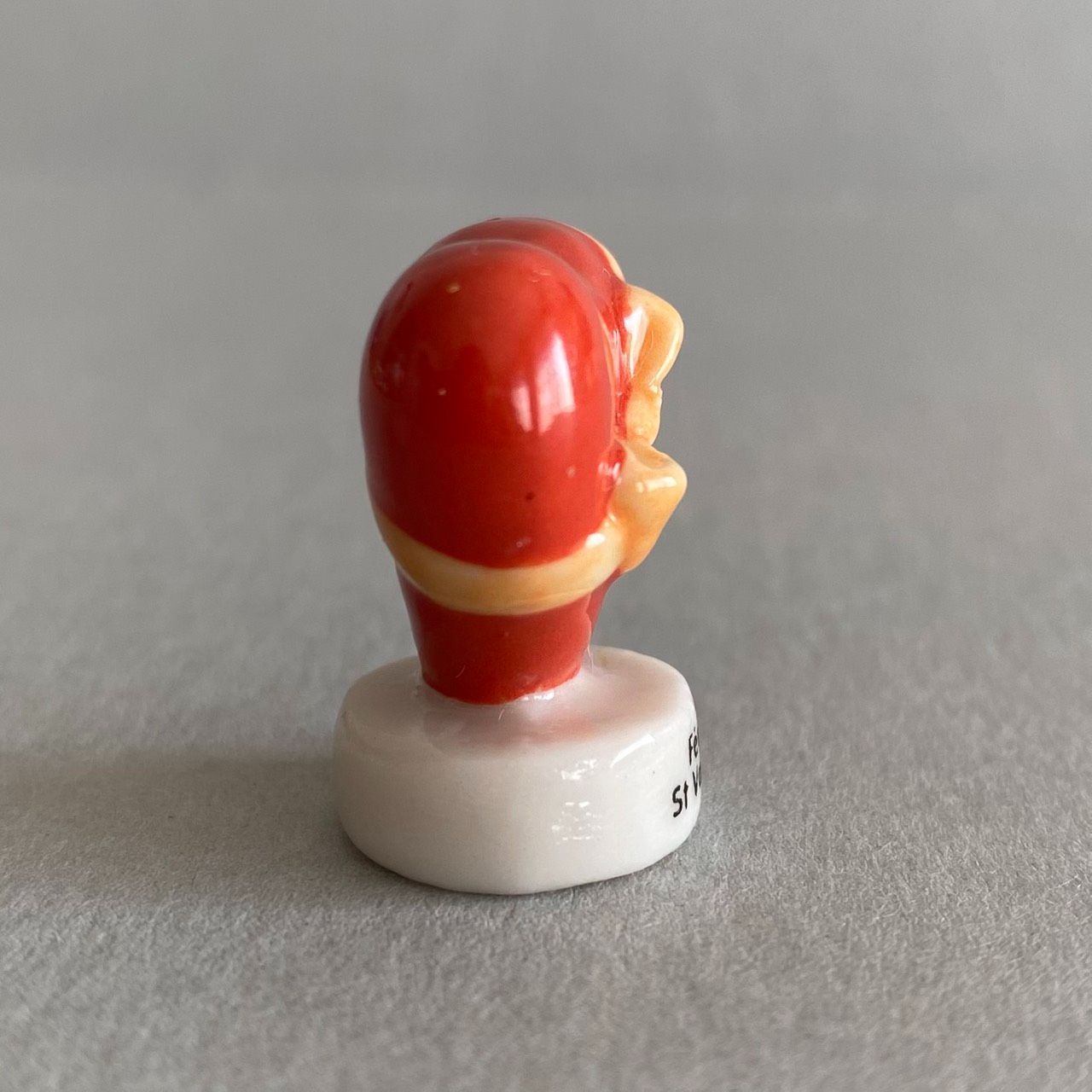 バレンタインのフェーブ／ハート／フランス雑貨／陶器ミニチュア