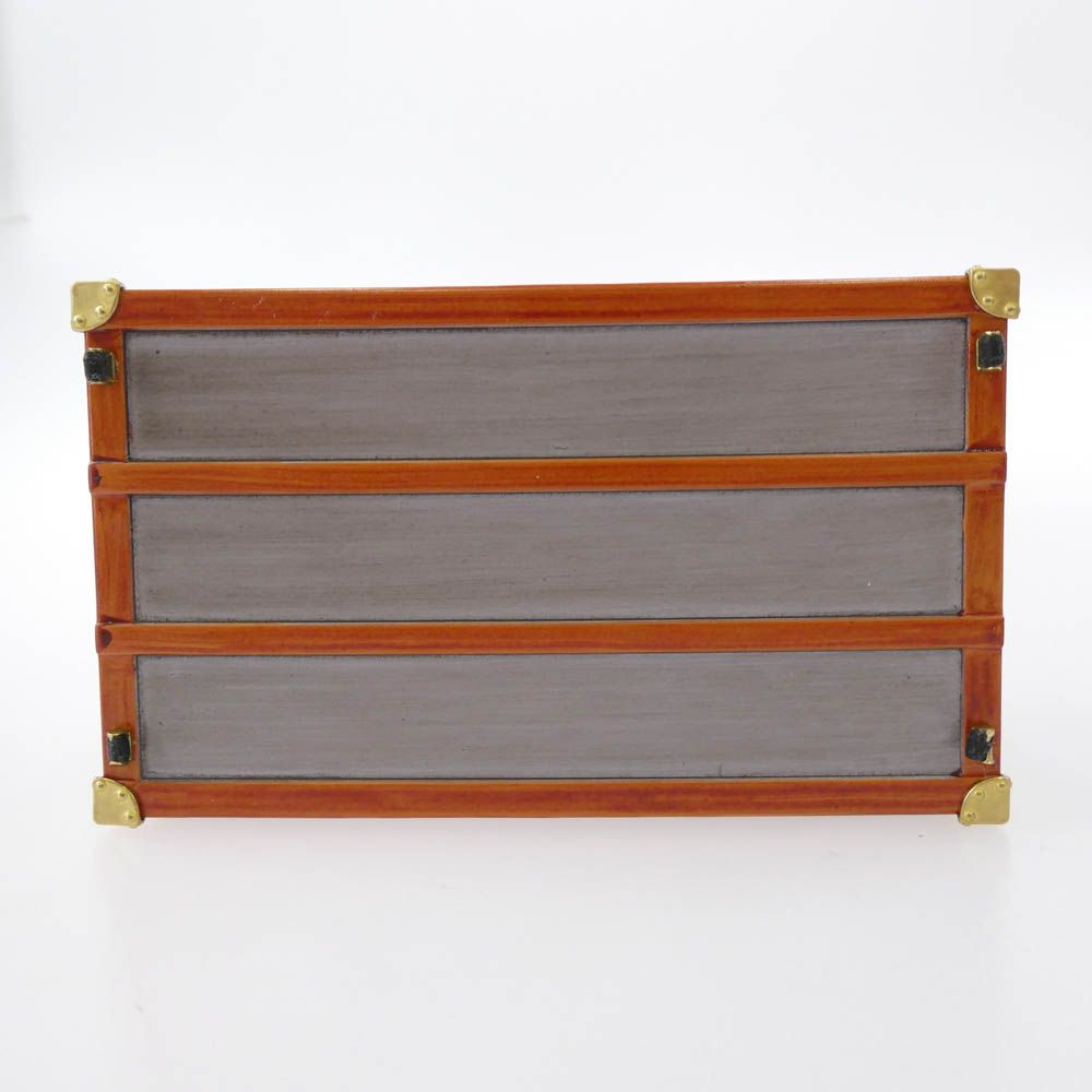  LOUIS VUITTON ルイ ヴィトン M 99455 MINI MALLE ZINC ミニマルジンク ラファイエット トランク オブジェ ペーパーウェイト グレー系 ゴールド系 その他 アクセサリー