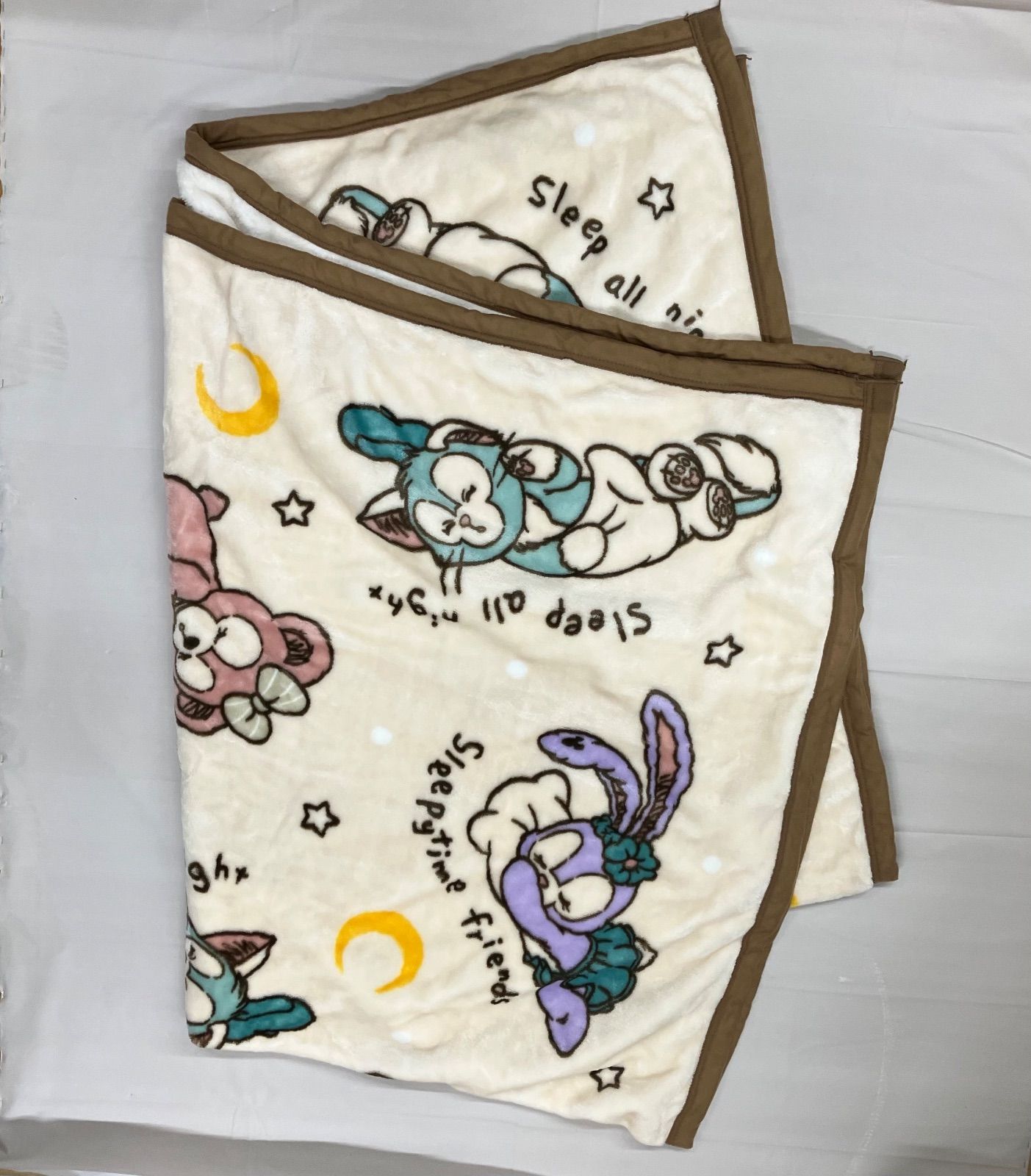 ディズニー Duffy and Friends ダッフィーフレンズ ブランケット 毛布 約