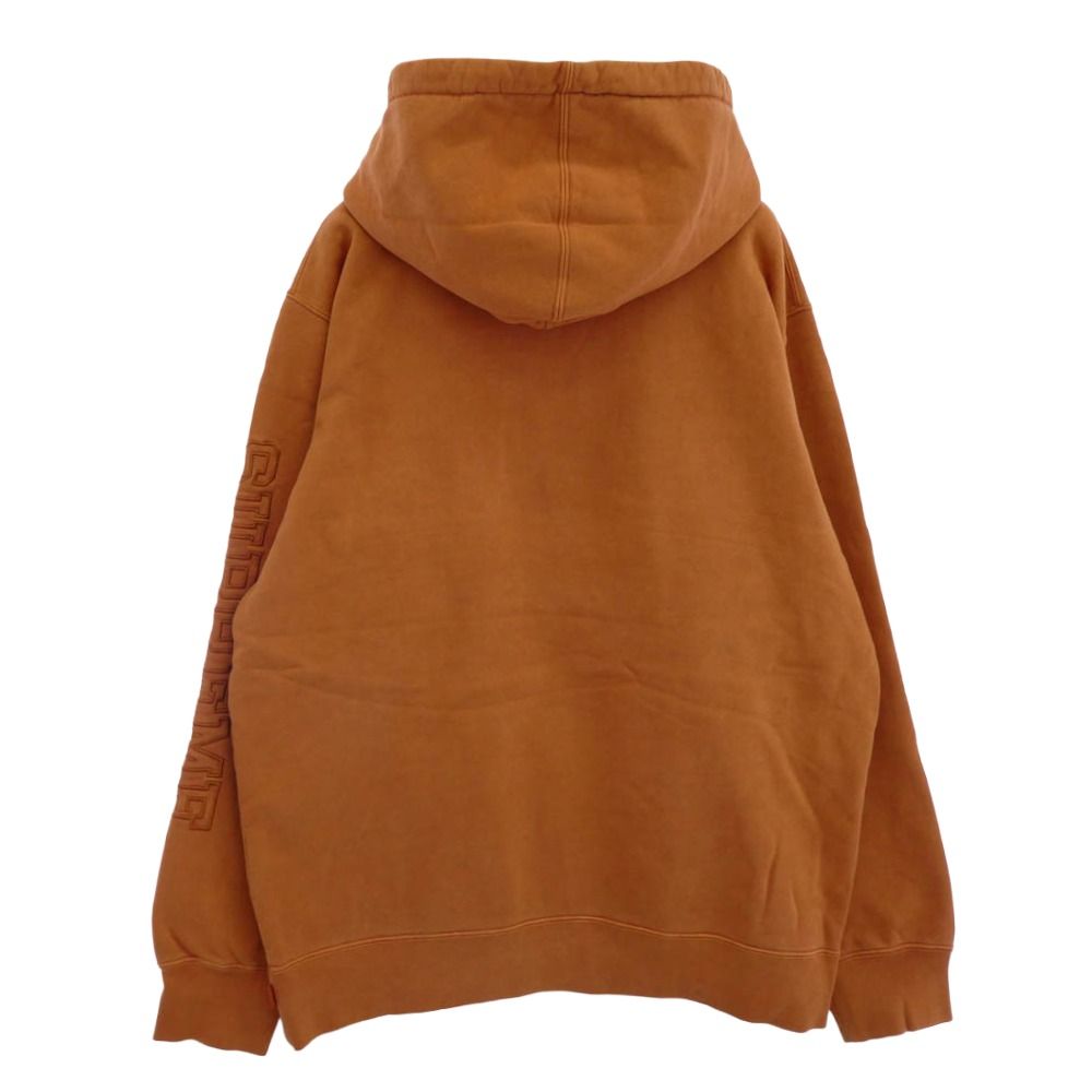 Supreme シュプリーム 19AW Overdyed Hooded Sweatshirt アームロゴ