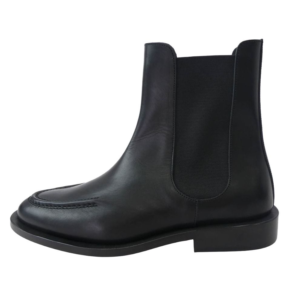 イシュム ISHMM ISH-1-15-2 MOCA BOOTS モカ サイドゴア レザー ブーツ ブラック系 40 上