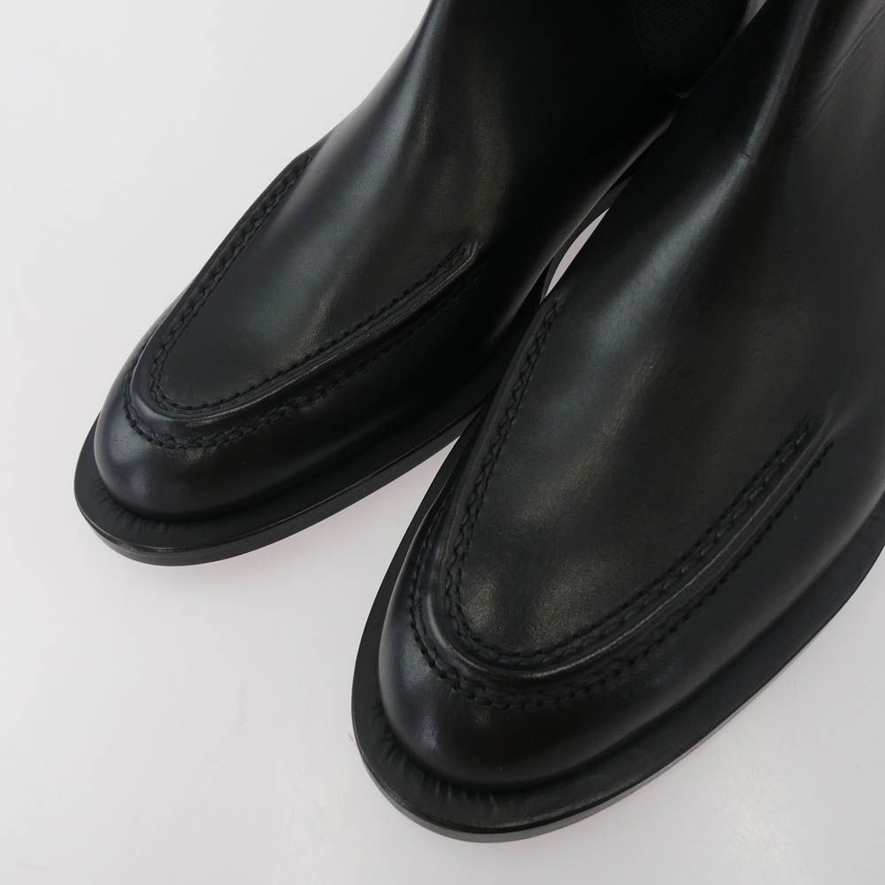 サイドゴア レザー