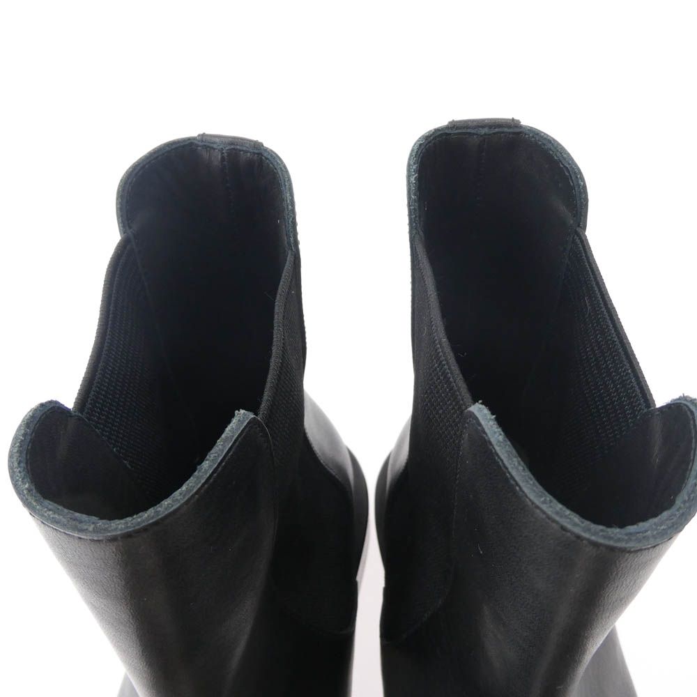  イシュム ISHMM ISH 1 15 2 MOCA BOOTS モカ サイドゴア レザー ブーツ ブラック系 40 上 その他 ブーツ 革靴