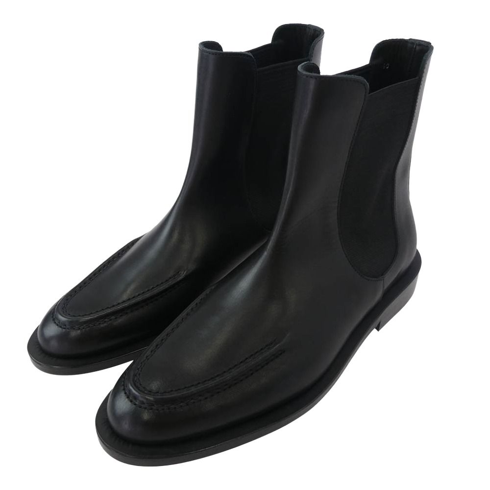 イシュム ISHMM ISH-1-15-2 MOCA BOOTS モカ サイドゴア レザー ブーツ ブラック系 40 上