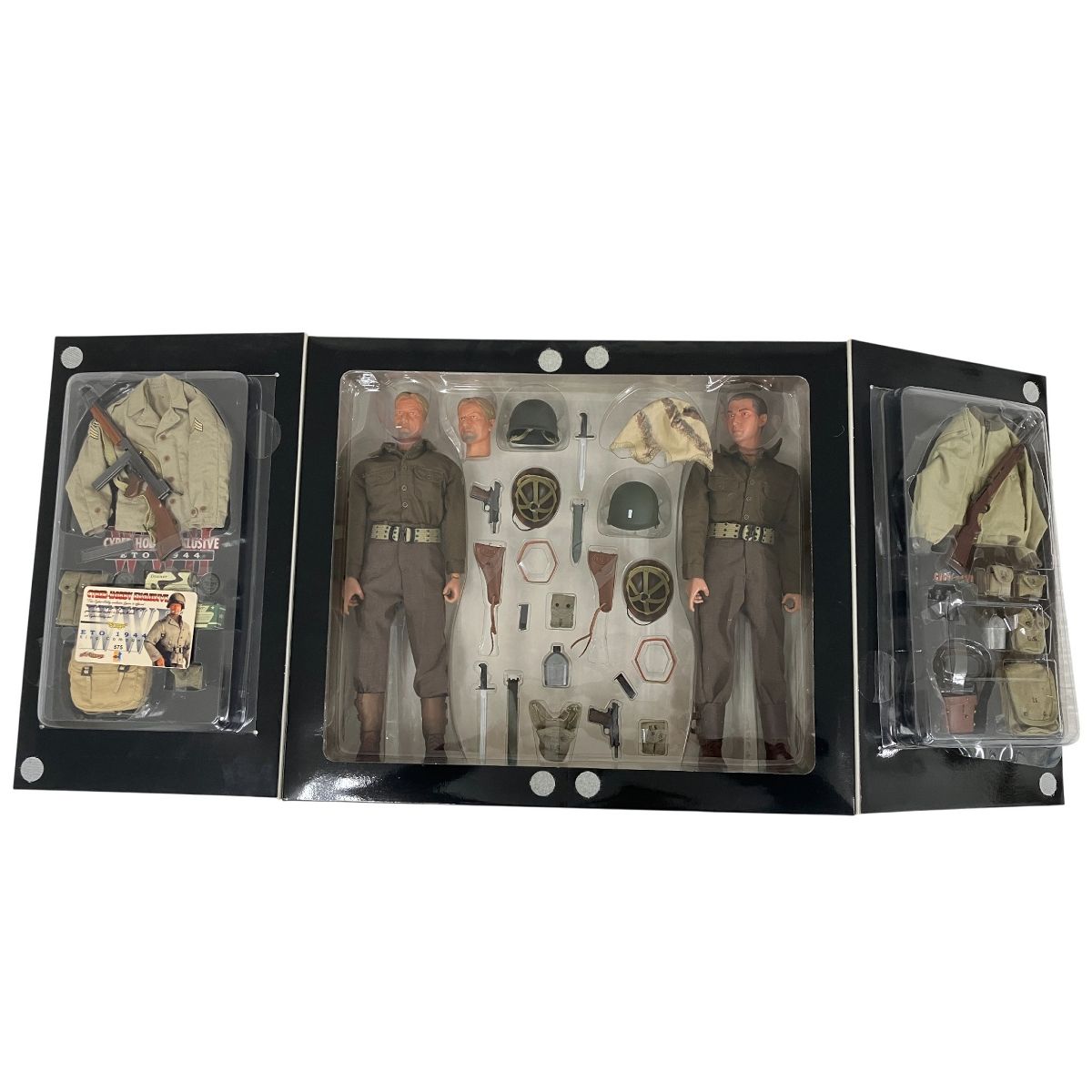 DRAGON 70224 1 6 サイバーホビー 品 WWII ETO 1944 中尉-軍曹 フィギュア